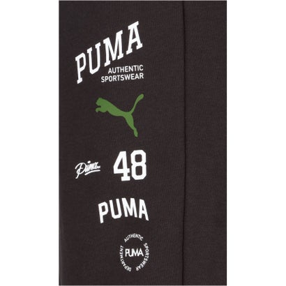 プーマ PUMA ESS ELEVATED MIX ロゴ PT メンズ ロングパンツ 長ズボン 保温性 機能性 裏起毛仕様 ウエストにドローコード フィット （04 LIGHTGRAYHEATHER）｜詳細画像