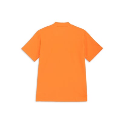 プーマ PUMA プーマ/メンズ/ゴルフ ストレッチカノコPGロゴモックネックS/S （RICKIE ORANGE）｜詳細画像