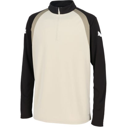 プーマ PUMA サッカー INDIVIFINAL 1/4 ZIP TOP 661215 （09 DESERTDUST-PUMAWHITE）｜詳細画像