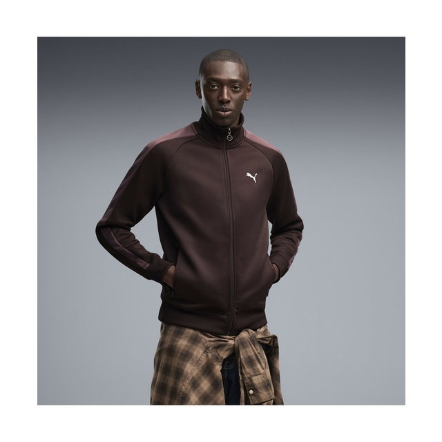 メンズ T7 オールウェイズ オン トラック ジャケット DK T7 ALWAYS ON Track Jacket （Chocolate Fondue-Rich Cocoa）