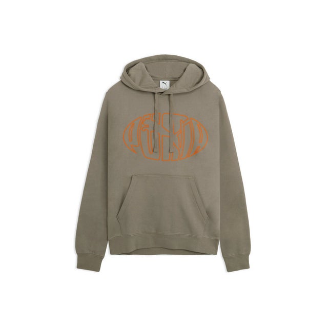 メンズ ESS ELEVATED パフ フーディ FL ESS ELEVATED Puff Hoodie FL （Mouse Gray）