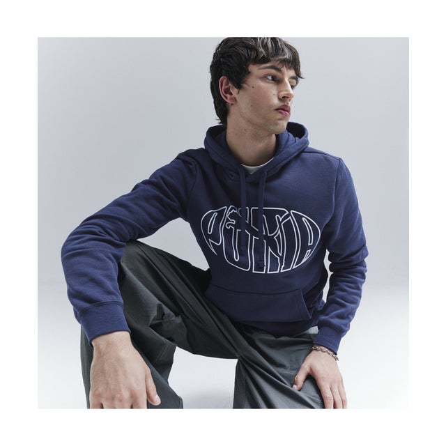 メンズ ESS ELEVATED パフ フーディ FL ESS ELEVATED Puff Hoodie FL （Navy）