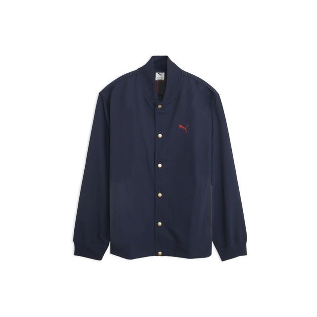 メンズ ESS ELEVATED タータン AOP ボンバー ジャケット ESS Elevated Tartan Jacket （Navy）