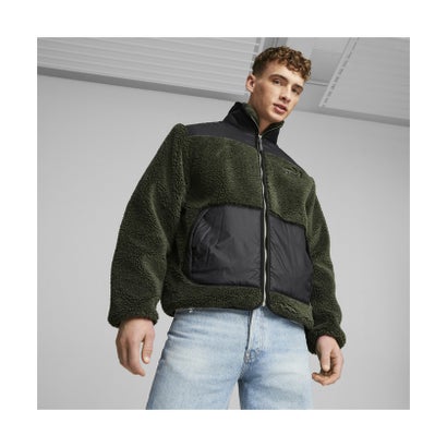 プーマ PUMA メンズ シェルパ ハイブリッド 中綿 ジャケット Sherpa Hybrid Jacket （PUMA Black）｜詳細画像