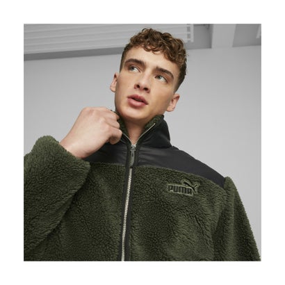 プーマ PUMA メンズ シェルパ ハイブリッド 中綿 ジャケット Sherpa Hybrid Jacket （PUMA Black）｜詳細画像