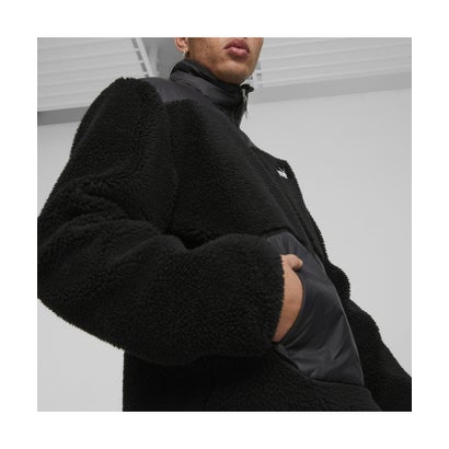 プーマ PUMA メンズ シェルパ ハイブリッド 中綿 ジャケット Sherpa Hybrid Jacket （PUMA Black）｜詳細画像
