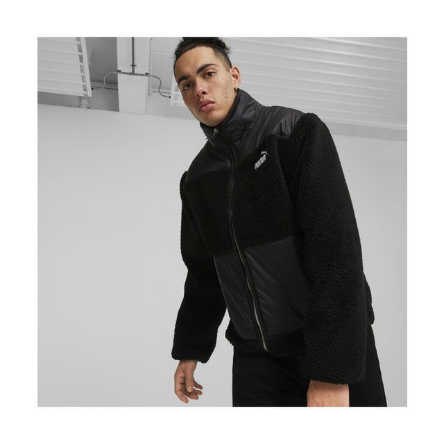 メンズ シェルパ ハイブリッド 中綿 ジャケット Sherpa Hybrid Jacket （Black）