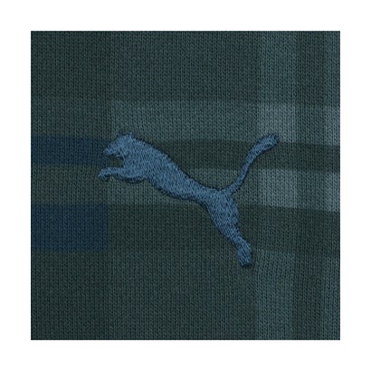 メンズ ESS ELEVATED タータン AOP フーディ ESS Elevated Tartan Hoodie （PUMA Navy）｜詳細画像