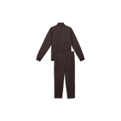 メンズ エンボスド ポリ スーツ 上下セット Embossed Poly Suit （PUMA Black）｜詳細画像