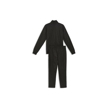 メンズ エンボスド ポリ スーツ 上下セット Embossed Poly Suit （PUMA Black）｜詳細画像