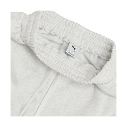 メンズ ESS エレベーテッド シャイン ジョガーパンツ 裏起毛 ESS ELEVATED SHINE Jogger FL （White Glow Heather）｜詳細画像