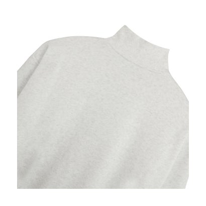 メンズ ESS エレベーテッド シャイン ハーフジップ スウェット 裏起毛 ESS ELEVATED SHINE Half Zip （White Glow Heather）｜詳細画像