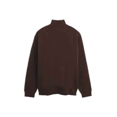 メンズ ESS エレベーテッド シャイン ハーフジップ スウェット 裏起毛 ESS ELEVATED SHINE Half Zip （White Glow Heather）｜詳細画像