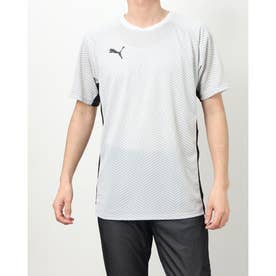 メンズ サッカー/フットサル 半袖シャツ FUsBALL HYBRID AOP SS Tシャツ_ 658015 （グレー）