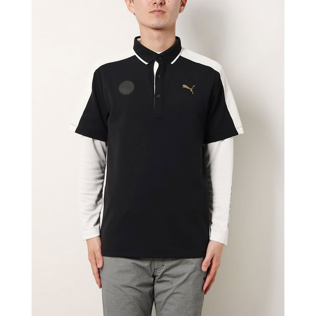 プーマ PUMA メンズ ゴルフ セットシャツ ゴルフPUMAロゴインナー 