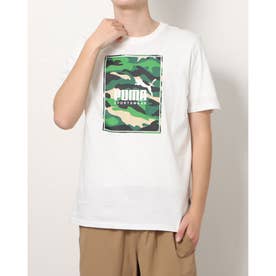 メンズ 半袖Tシャツ BOX LOGO カモ Tシャツ_ 849744 （ホワイト）