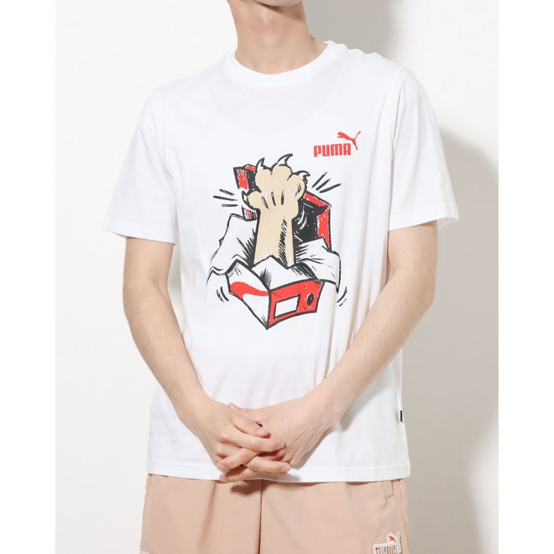 プーマ PUMA メンズ 半袖Tシャツ SNEAKER グラフィック Tシャツ_ 675653 （プーマ ホワイト） -ファッション通販  FASHION WALKER