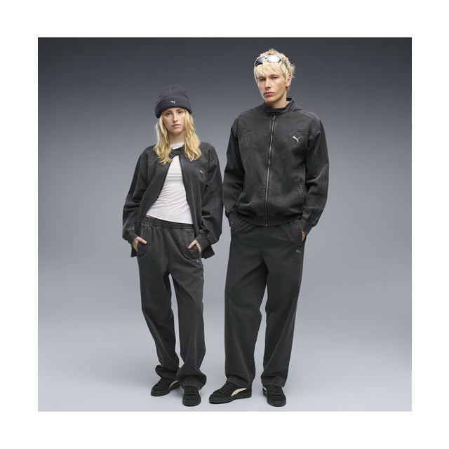 ユニセックス ライズ オブ フライツァイトウォッシュド リラックスド ツイル トラックパンツ FUTURE.PUMA.ARCHIVE Pant （Black）