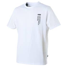 
         PLACEMENT Tシャツ(ホワイト×ブラック)