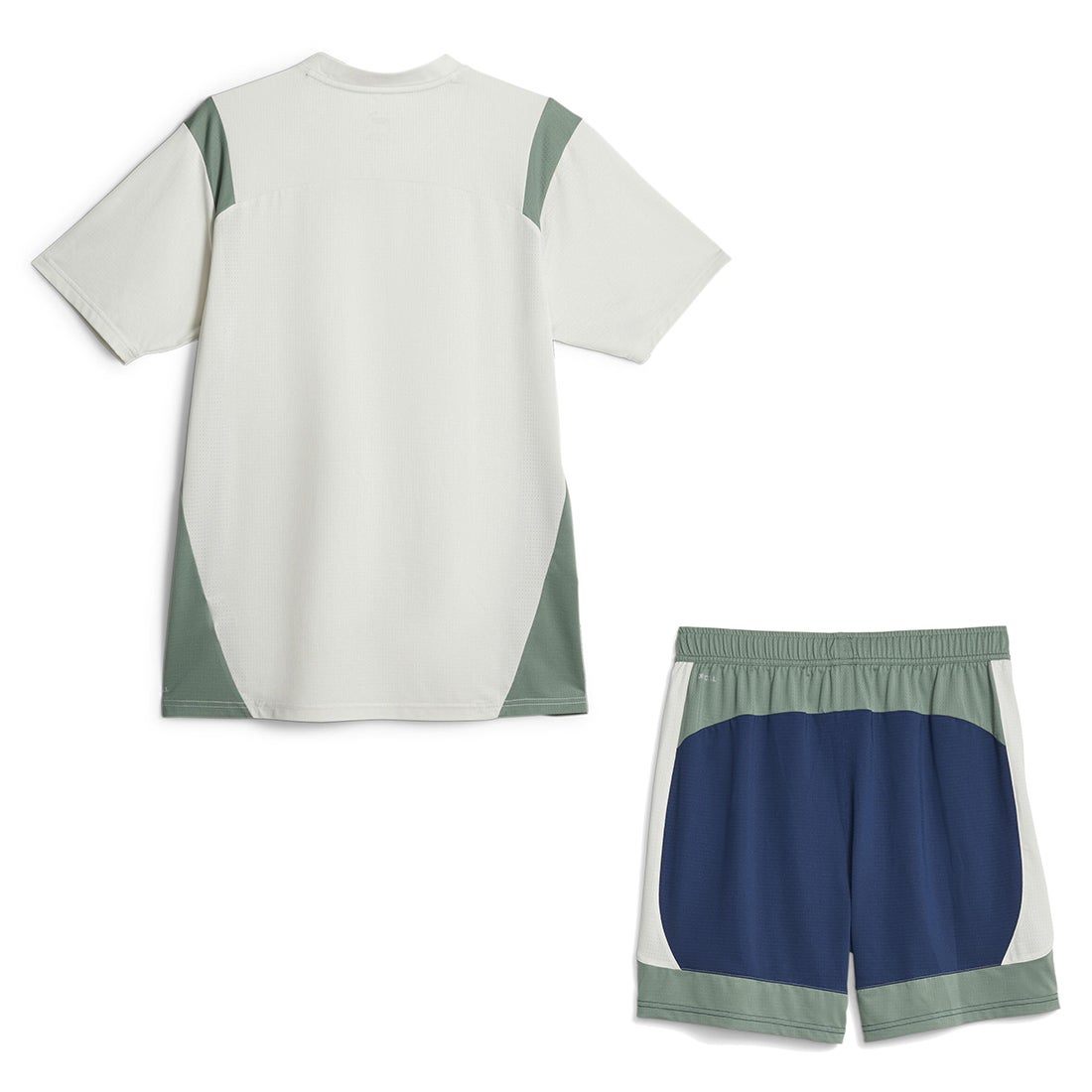 PUMA プーマ KING PRO 半袖シャツ&KING PRO ショーツ(ユーカリ×ブルー) 658908 02&658907 02 ...