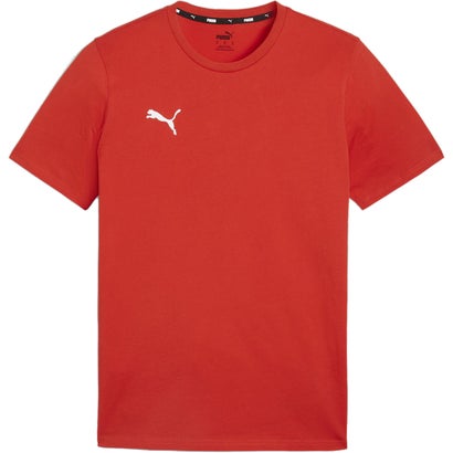 プーマ TEAMGOAL カジュアル TEE(レッド)｜詳細画像