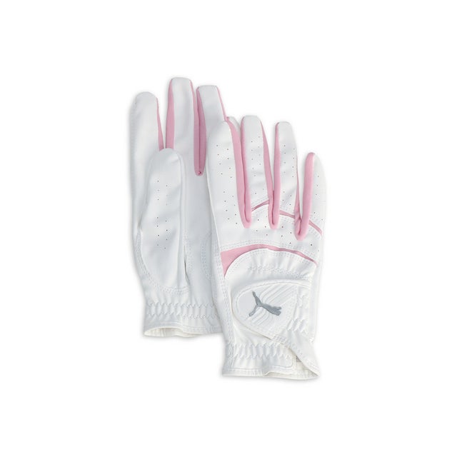 ウィメンズ ゴルフ W フュージョン グリップ グローブ 3.0 両手用 （Bright White-Pale Pink）