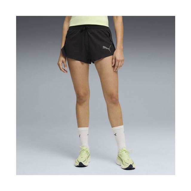ウィメンズ ランニング ライトスピード ウルトラウィーブ 2 スピリットショーツ W LIGHTSPEED UW 2 SPLT SHORT （Black）