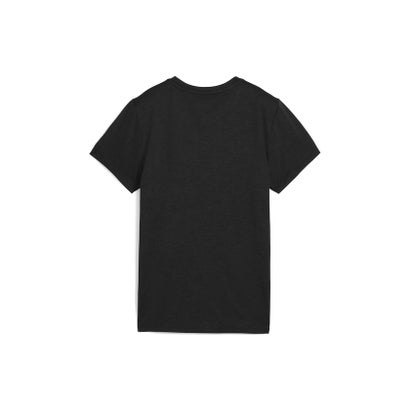 プーマ/レディス/W TAD ESS HEATHER LOGO Tシャツ （PUMA BLACK HEATHER）｜詳細画像