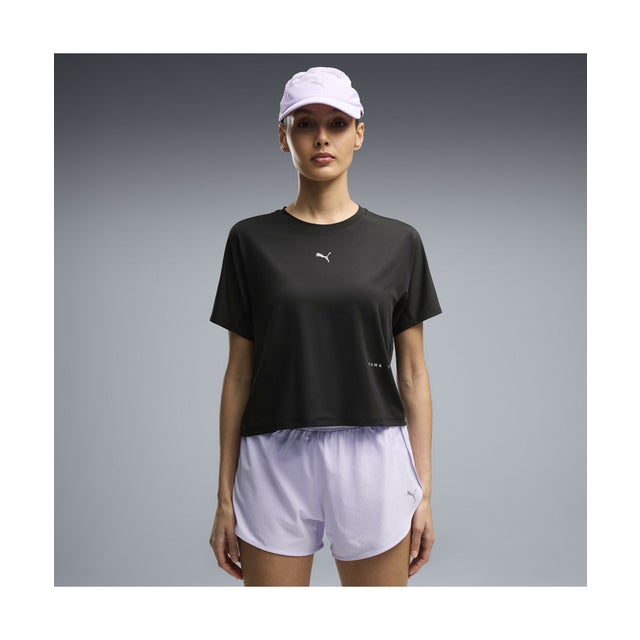 ウィメンズ ランニング ブライトストライド クラウドスパン 半袖 Tシャツ W BRIGHTSTRIDE Cloudspun Tee （Black）