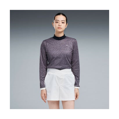 ウィメンズ ゴルフ FOG グラフィック モックネック 長袖 シャツ W GRAPHIC MOCKNECK L/S （Warm White）｜詳細画像