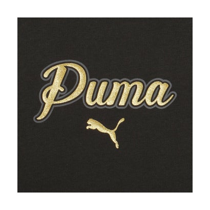ガールズ ESS スクリプト グリッター チュニック TR 120-160cm ESS SCRIPT GLITTER TUNIC TR （PUMA Black）｜詳細画像
