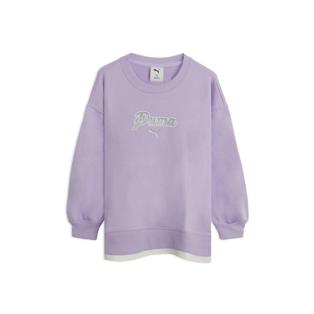 ガールズ ESS スクリプト グリッター チュニック TR 120-160cm ESS SCRIPT GLITTER TUNIC TR （Light Lavender）
