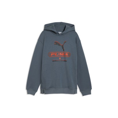 ボーイズ プーマ ストリート リラックスド フーディ FL B 120-160cm PUMA STREET Hoodie （Chocolate Fondue）｜詳細画像