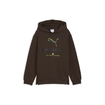 ボーイズ プーマ ストリート リラックスド フーディ FL B 120-160cm PUMA STREET Hoodie （Chocolate Fondue）｜詳細画像