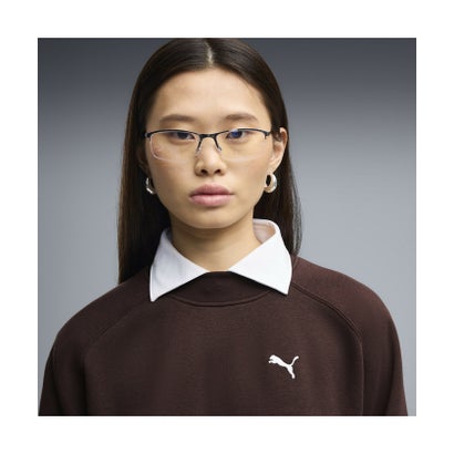 プーマ PUMA ウィメンズ ラウンジウェア コンフォート スウェットスーツ 上下セット Loungewear Standard Sweat Su （PUMA Black）｜詳細画像