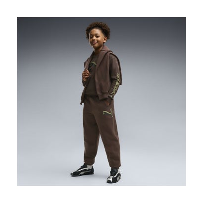 プーマ PUMA ボーイズ プーマストリート リラックスド スウェットパンツ FL B 120-160cm PUMA STREET Sweatpants （Chocolate Fondue）｜詳細画像
