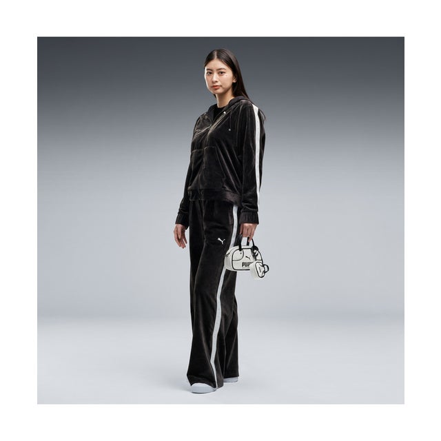 ウィメンズ ESS エレベーテッド ベロア パンツ ESS ELEVATED VELOUR PANTS （Black）