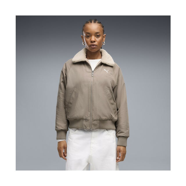 ウィメンズ リバーシブル ブルゾン ハイ ロフト L Reversible Blouson Jacket W （Mouse Gray）