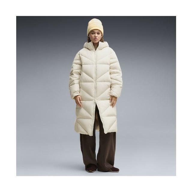 ウィメンズ フーデッド ダウン パッファー コート Hooded Down Puffer Coat W （Alpine Snow）