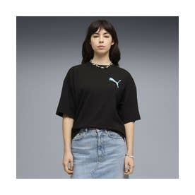 ウィメンズ グラフィックス バブル オーバーサイズド 半袖 Tシャツ GRAPHICS Tee （Black）