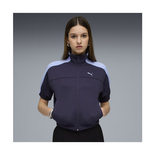 ウィメンズ T7 ショート スリーブ フルジップ ジャケット T7 Short Sleeve Jacket （Deep Plum）