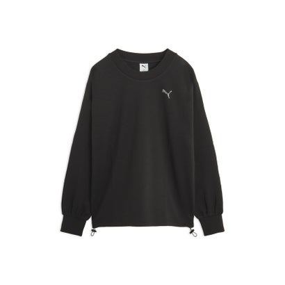 ウィメンズ クルー スウェット CREW SWEAT （PUMA Black）｜詳細画像