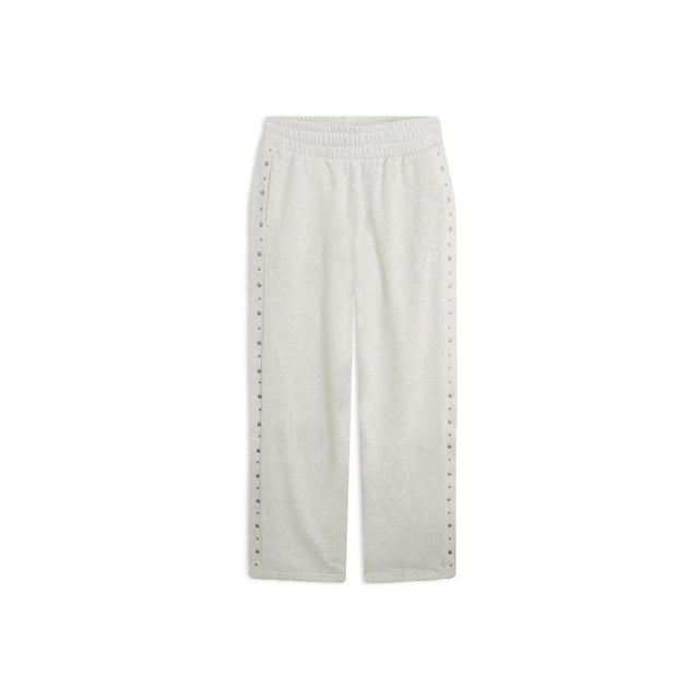 ウィメンズ ESS エレベーテッド スタッデッド スウェットパンツ ESS Studded Sweatpants FL （White Glow Heather）