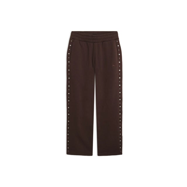 ウィメンズ ESS エレベーテッド スタッデッド スウェットパンツ ESS Studded Sweatpants FL （Chocolate Fondue）