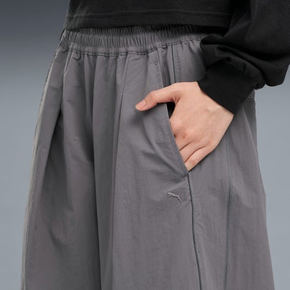 プーマ PUMA ウォッシャー ウーブン ロング パンツ（WASHER WOVEN LONG PANTS） （Flat Medium Gray）｜詳細画像