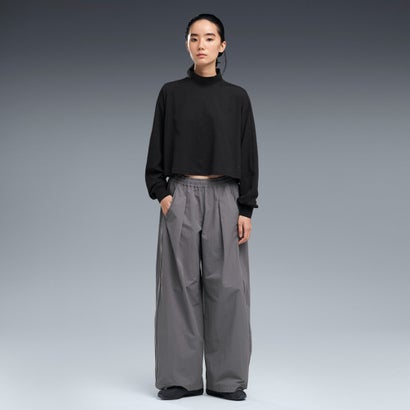 プーマ PUMA ウォッシャー ウーブン ロング パンツ（WASHER WOVEN LONG PANTS） （Flat Medium Gray）｜詳細画像