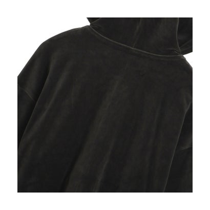 ウィメンズ ベロア フルジップ フーディ VELOUR FZ HOODIE （PUMA Black-PUMA Black）｜詳細画像
