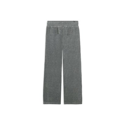 プーマ PUMA ウィメンズ ベロア ストレート パンツ VELOUR STRAIGHT PANTS （PUMA Black-PUMA Black）｜詳細画像