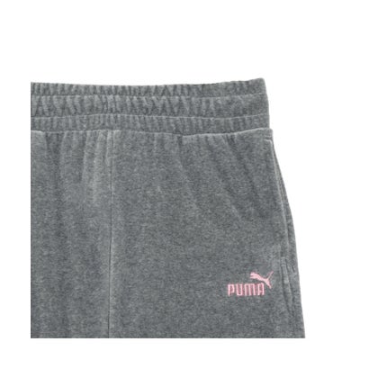 プーマ PUMA ウィメンズ ベロア ストレート パンツ VELOUR STRAIGHT PANTS （PUMA Black-PUMA Black）｜詳細画像