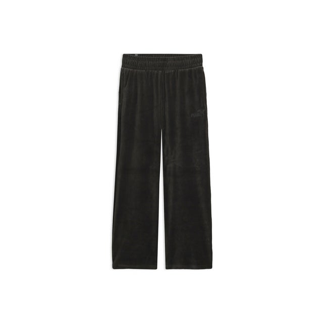 ウィメンズ ベロア ストレート パンツ VELOUR STRAIGHT PANTS （Black-Black）